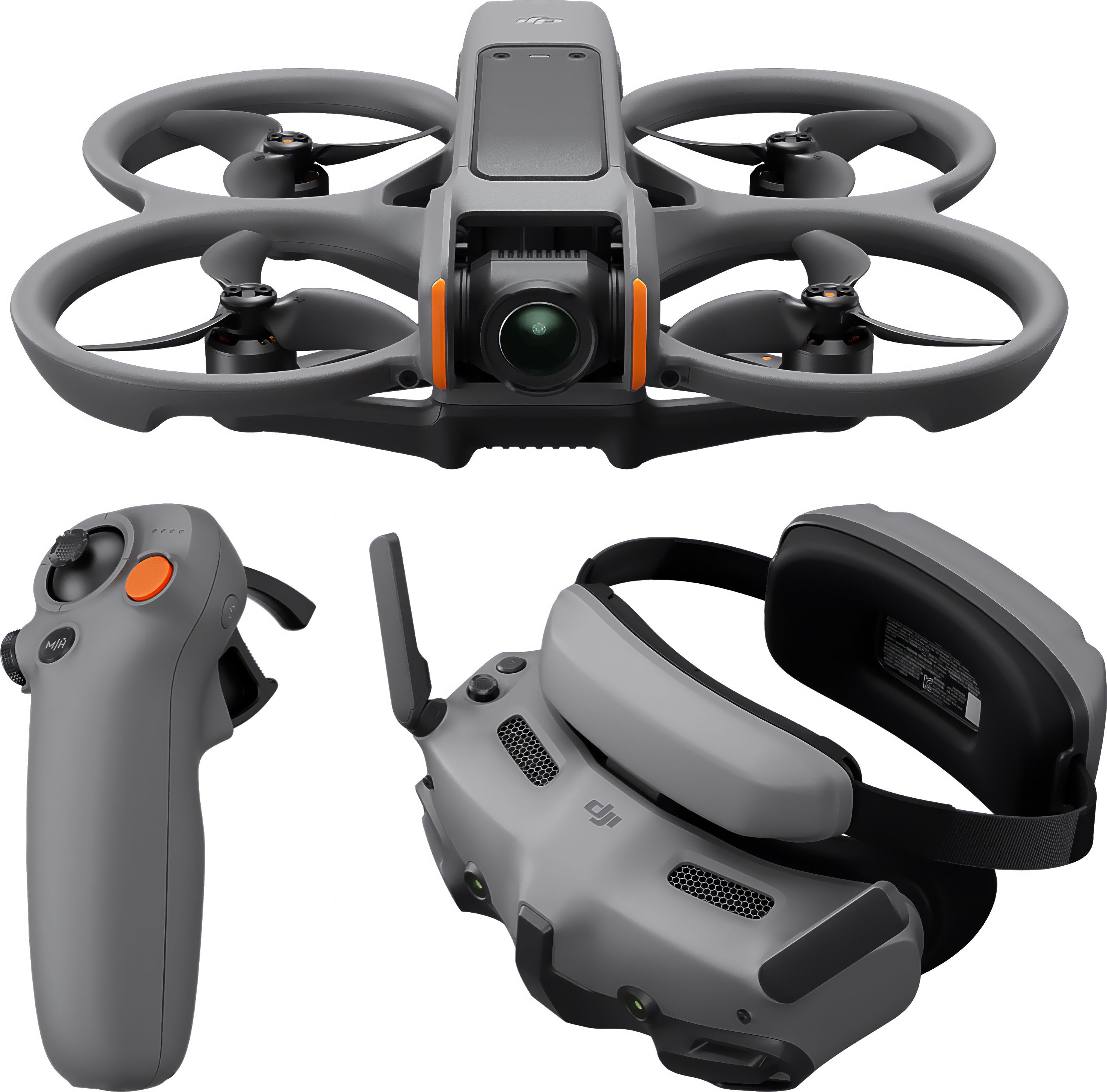DJI Avata 2 Drone - Black - 12MP Camera - 23 min Flight Time