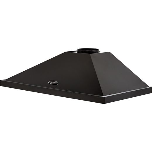 Rangemaster LEIHDC90BC 90 cm Chimney Cooker Hood - Black / Chrome