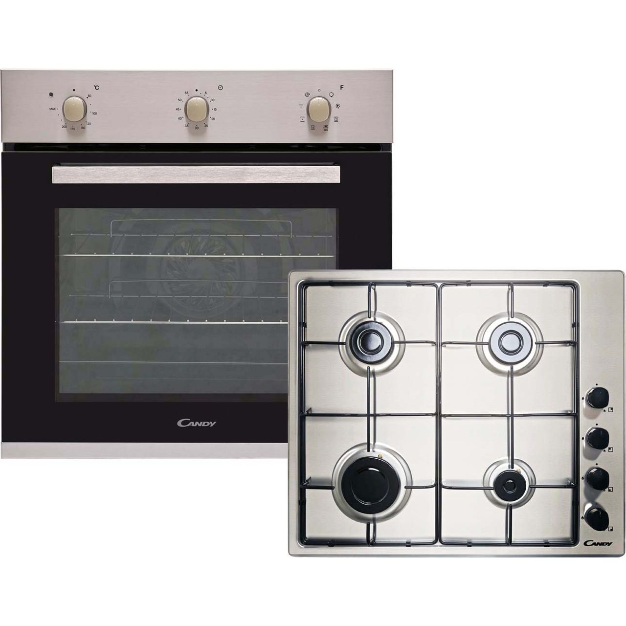 Candy CGHOPK60X/E Built In Electric Single Oven and Gas Hob Pack Review