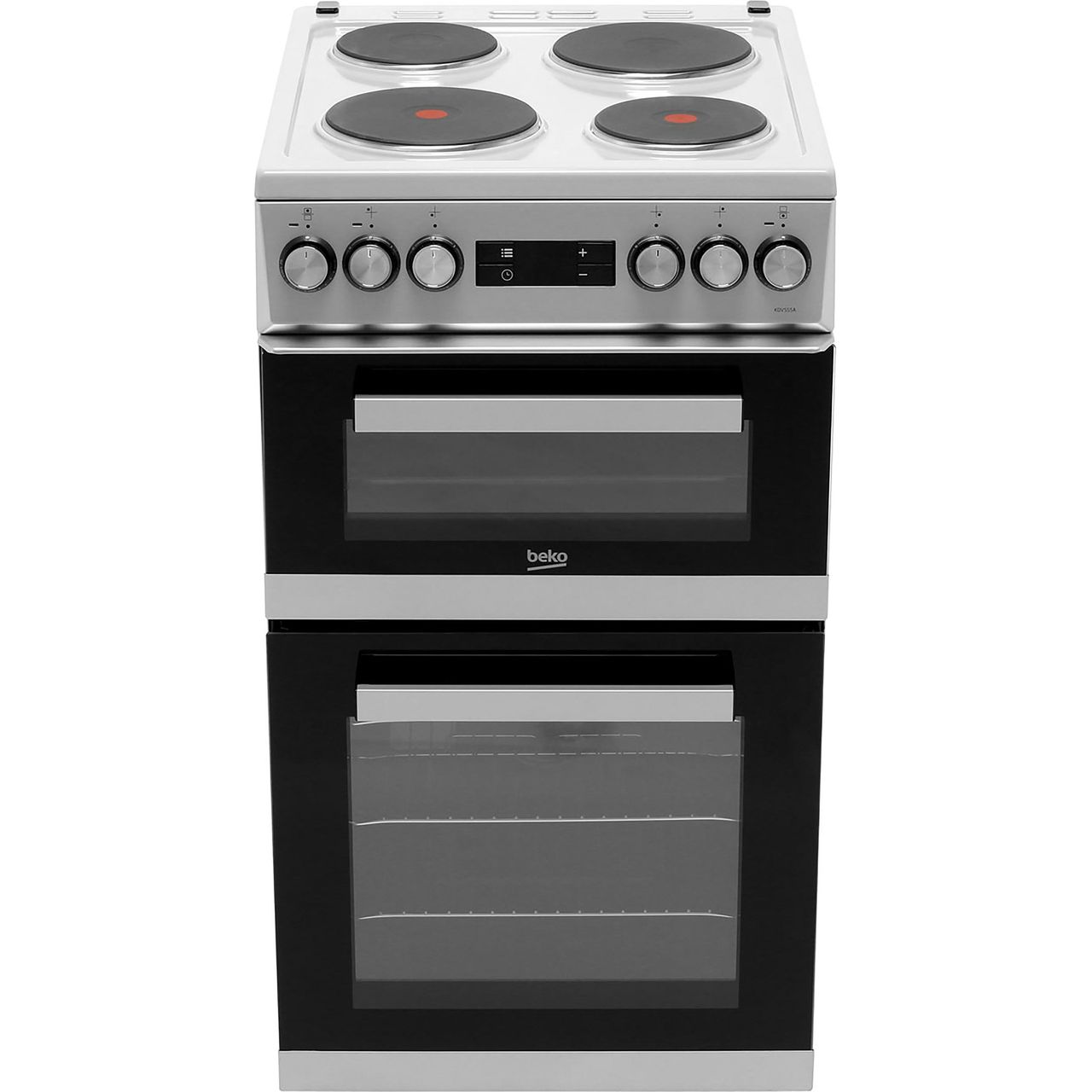 silver and black electric cooker