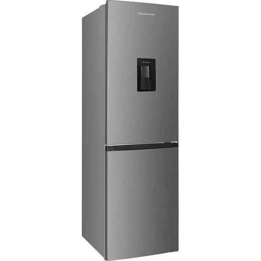 Russell Hobbs RH181TNF552E2SSWD 181cm 50/50 Frost Free Fridge Freezer - Stainless Steel - right perpsective shot