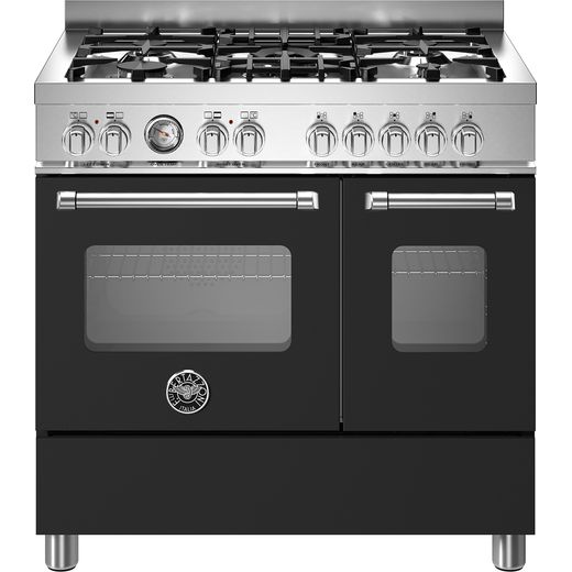 Bertazzoni Range Cooker | Black | MAS95C2ENEC | ao.com