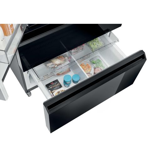 Haier FD 90 Series 7 American Fridge Freezer - Obsidian Black - Freezer drawer