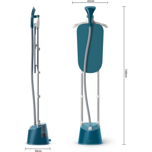 Philips STE1040/20 Handheld Garment Steamer - Green - Annotation - Dimension shot