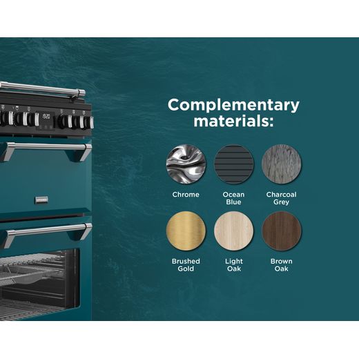 Stoves Richmond DX MRA 60Ei RTY 60cm Double Oven Electric Cooker with Induction Hob - Deep Marine - Annotation - Complementary material