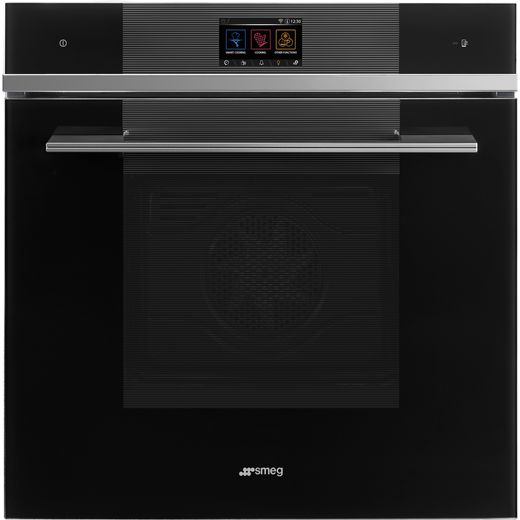 Smeg Linea SFP6104WTPN Wifi Connected Built In Electric Single Oven - Black - A+ Rated