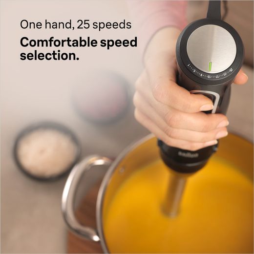 Braun MultiQuick 5 Hand Blender - Black - Annotation - 25 speeds