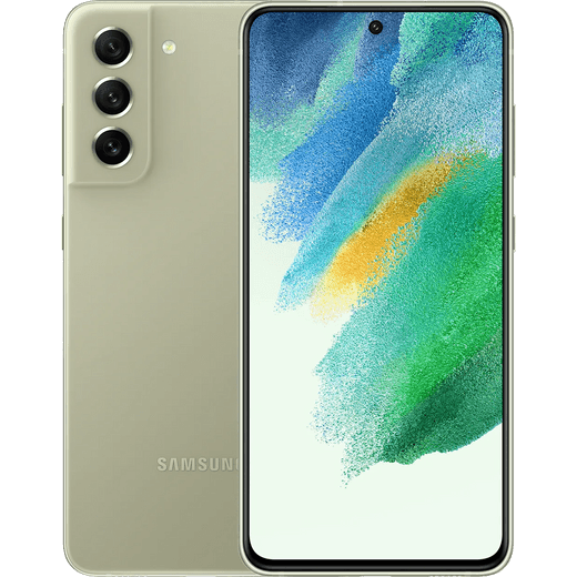 Samsung Galaxy S21 FE 5G 128GB Smartphone in Olive Green