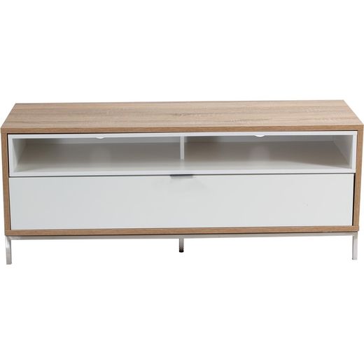 Alphason Chaplin ADCH1135-WHT 2 Shelf TV Stand - White