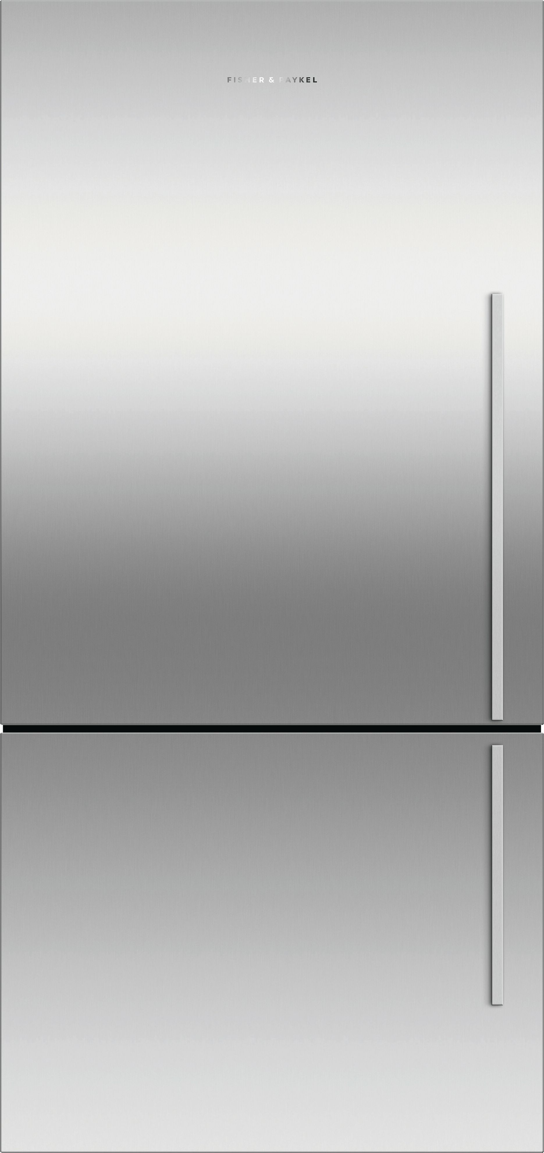 Fisher & Paykel RF522BLXFD5 70/30 No Frost Fridge Freezer - Silver - F Rated, Silver