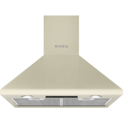 Smeg KSED65PE Chimney Cooker Hood - Cream - C Rated