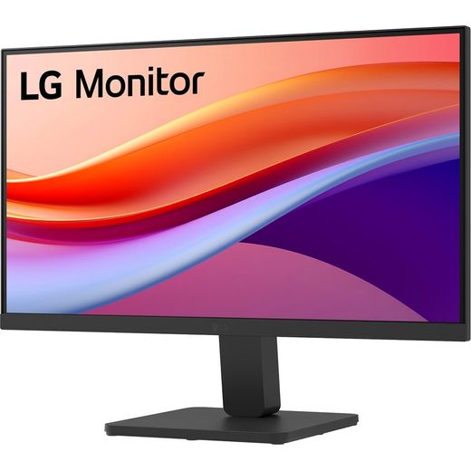LG 21.5" Full HD 100Hz Monitor - Black - Left perpsective shot