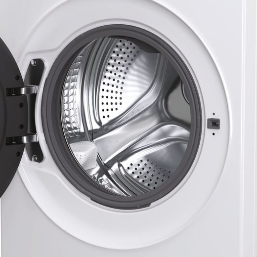 Hoover HBR 412BL10-80 HBR 412BL10-80 12kg Washing Machine with 1400 rpm - White - close up drum shot