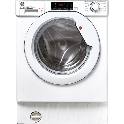 Hoover H-WASH&DRY 300 LITE HBD495D1E/1 Integrated 9Kg / 5Kg Washer Dryer with 1400 rpm - White - E/D Rated
