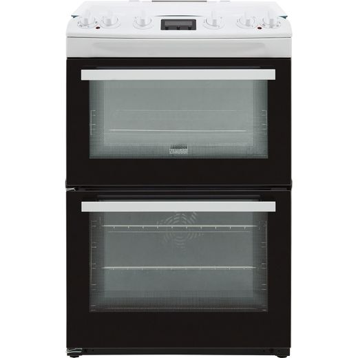 Zanussi ZCK66350WA Dual Fuel Cooker - White - Needs 5.2KW Electrical Connection