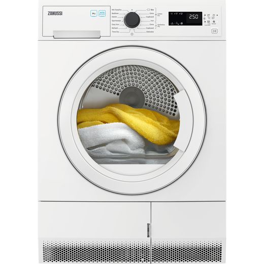 Zanussi ZDC82B4PW 8Kg Condenser Tumble Dryer - White - B Rated