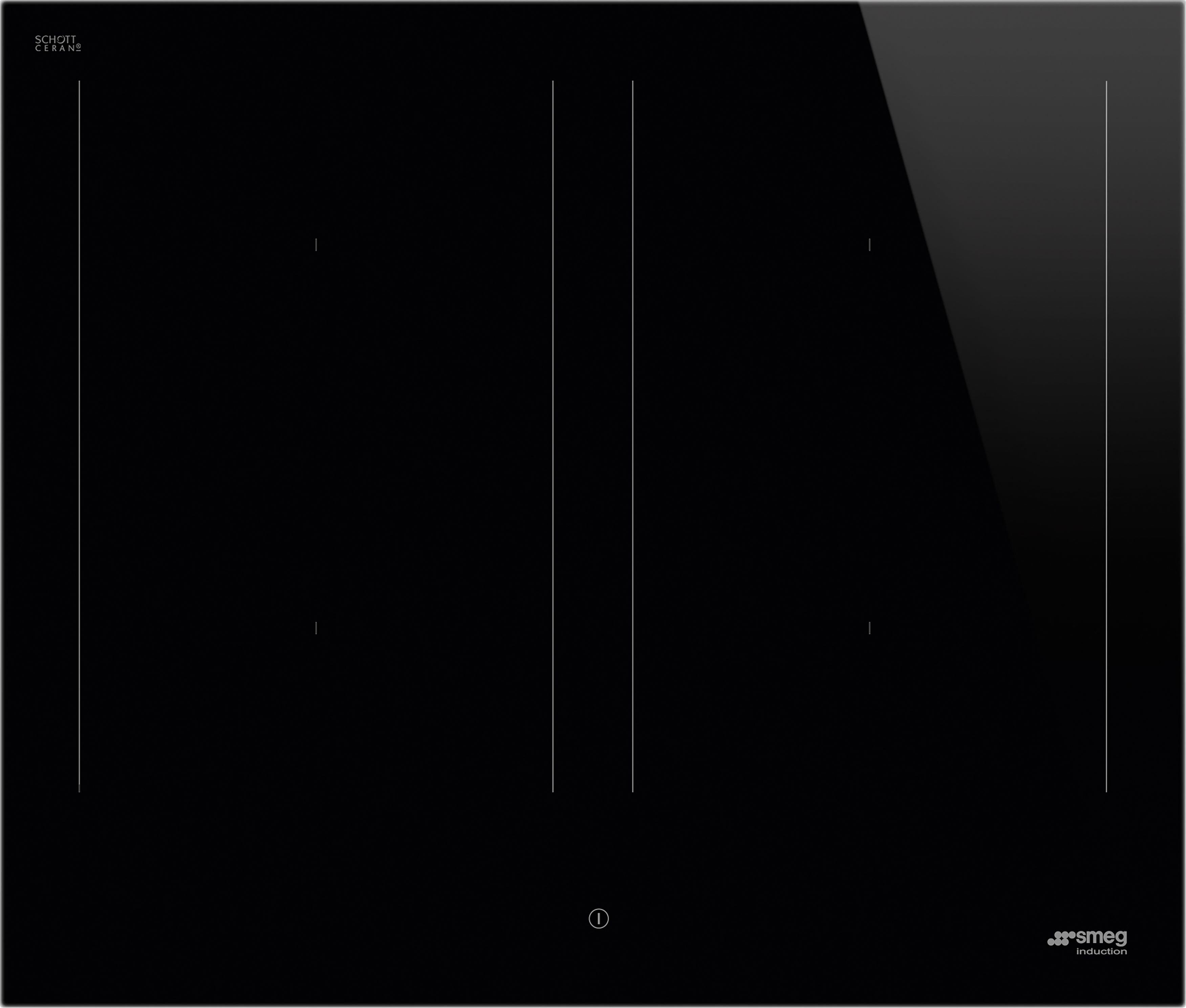 Image of Smeg SIM3644D 60cm Induction Hob - Black, Black