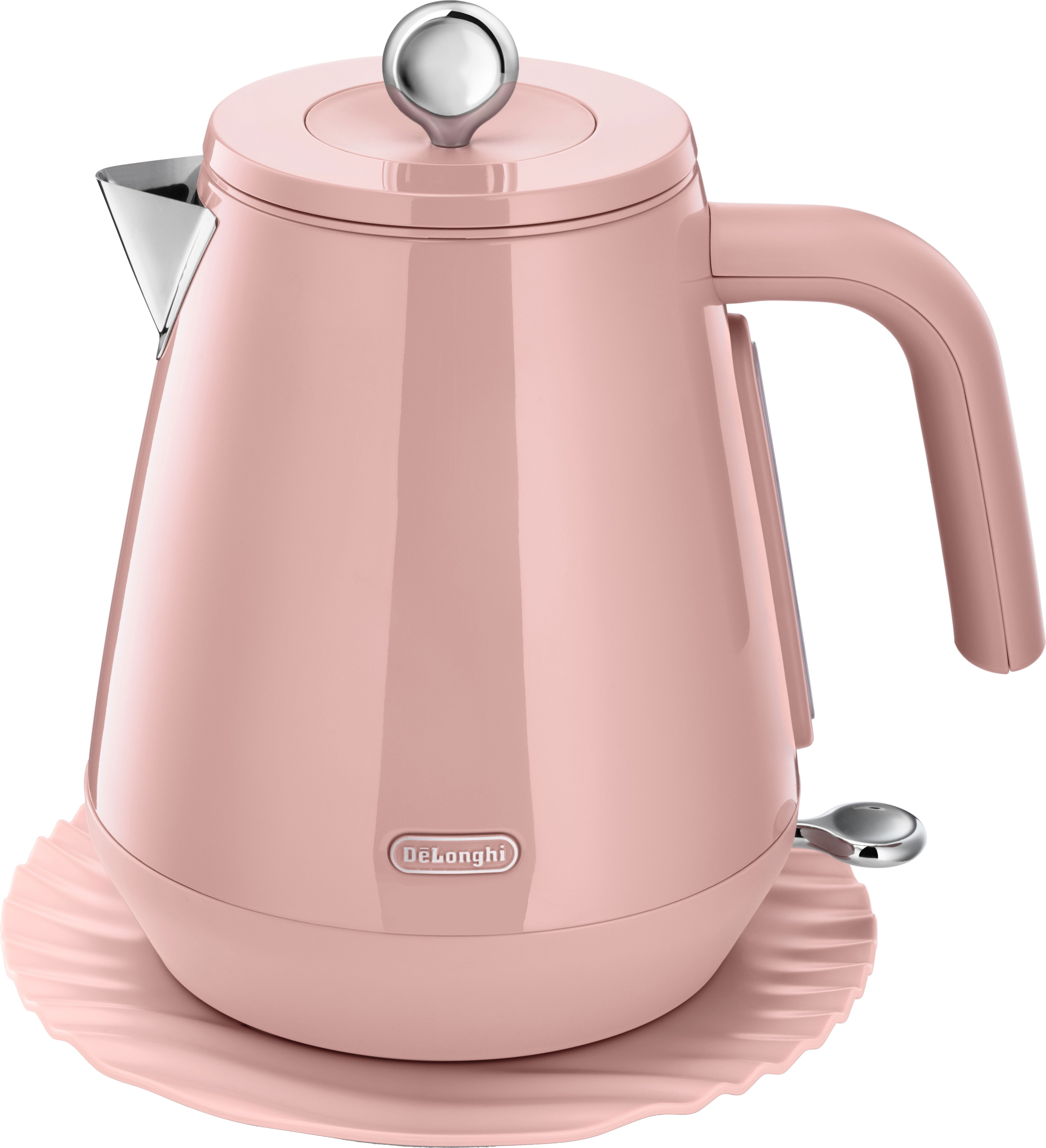 Delonghi Eclettica KBY3001.PK Kettle - Stainless Steel - Pink