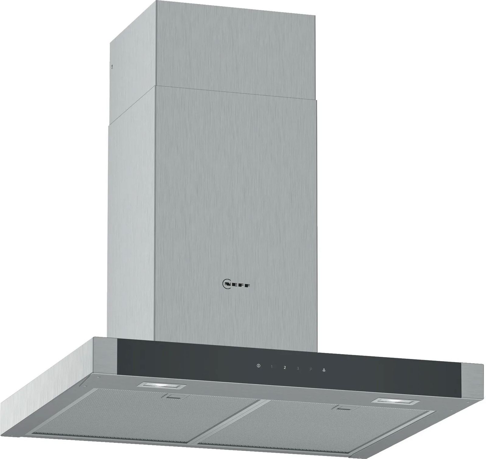 Image of NEFF N50 D64BHM1N0B 60cm Chimney Cooker Hood - Stainless Steel, Stainless Steel