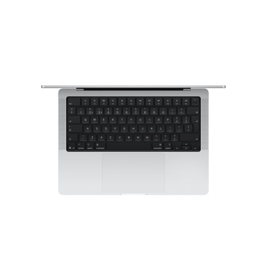 Apple MacBook Pro, - Silver - keyboard view
