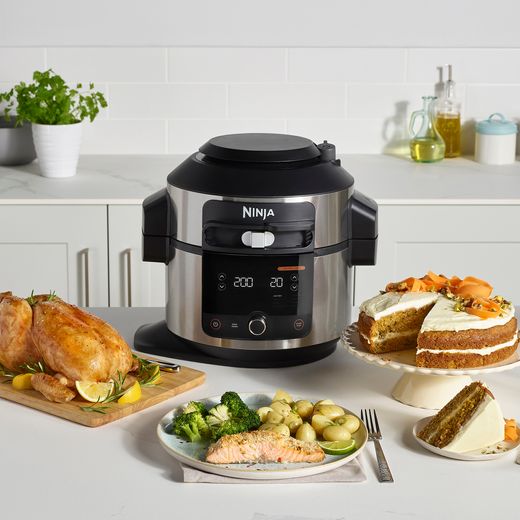 Ninja Foodi 11-in-1 SmartLid 6 Litre Multi Cooker - Stainless Steel / Black