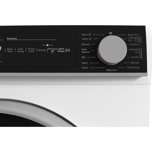 Sharp heat pump tumble dryer | KD-NHH8S7GW21-EN_WH | ao.com