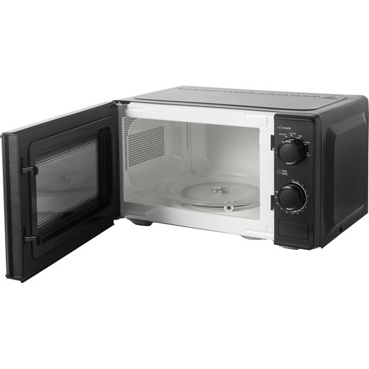 Haden 215635 20 Litre 24cm High, Freestanding Small - Black - Left perspective with door open shot