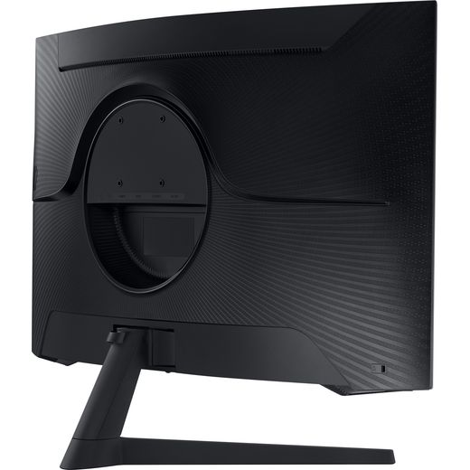 Samsung Odyssey G55C 32" Quad HD 165Hz Gaming Monitor with FreeSync - Black - back left perpsective shot