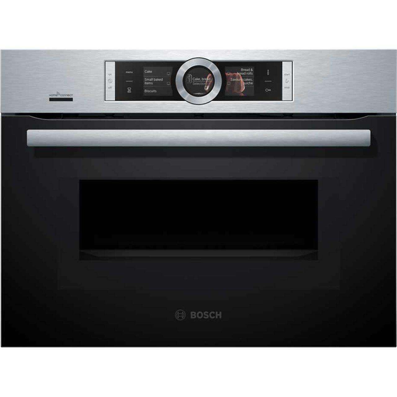 Bosch Serie 8 CMG676BS6B Wifi Connected Built In Compact Electric Single Oven with Microwave Function Review