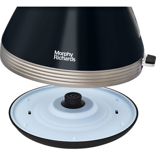 Morphy Richards 100334 Kettle - Onyx - Close up base shot