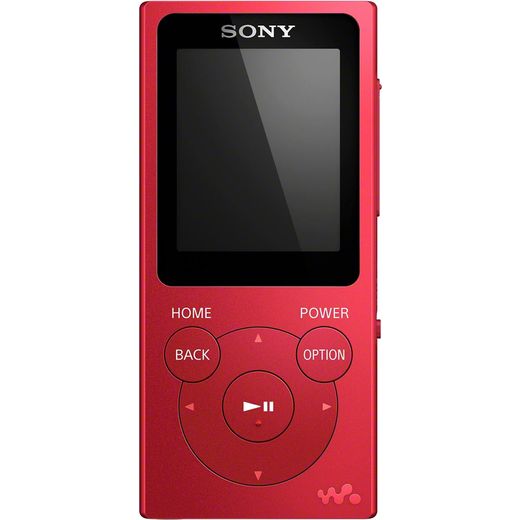 Sony NW-E394 Walkman MP3 Player with FM Radio - Red