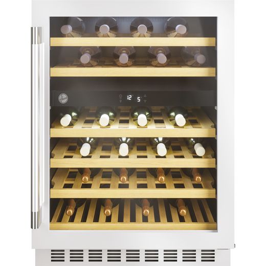 Hoover HWCB60DUKSSM/N Built In Wine Cooler - Stainless Steel - G Rated