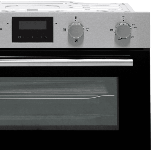 Hisense Built In Electric Double Oven and Ceramic Hob Pack - Stainless Steel / Black - Oven control panel shot