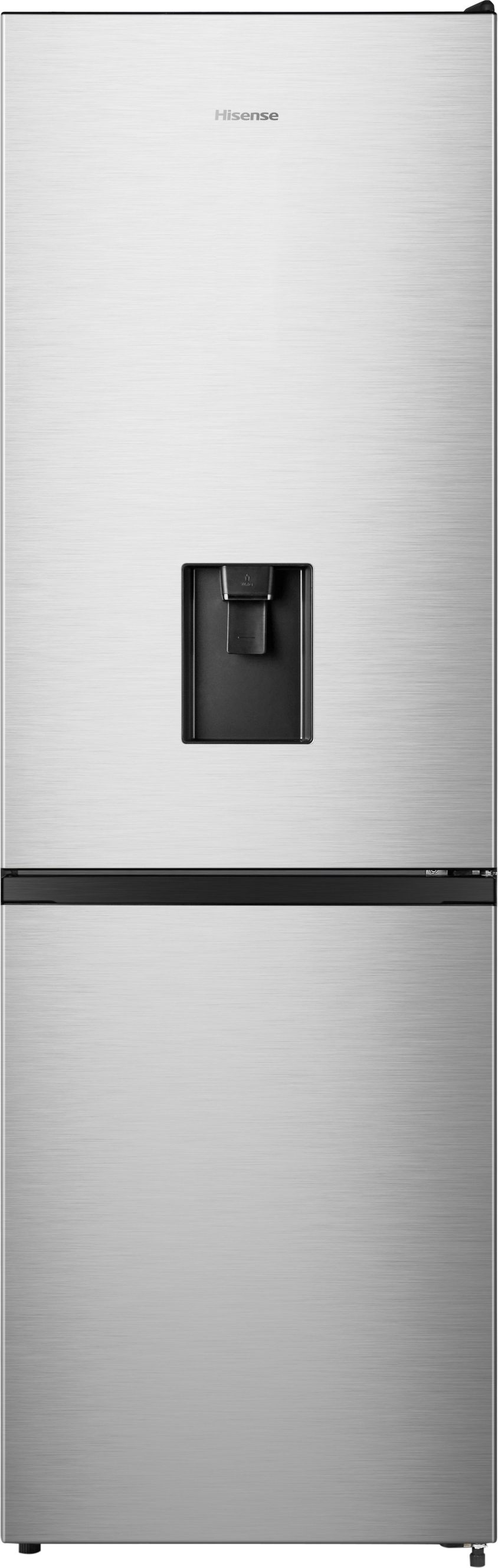 Hisense RB390N4WCE 60/40 No Frost Fridge Freezer - Stainless Steel - E Rated, Stainless Steel