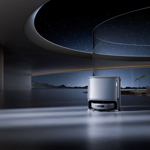 Narwal Freo Z10 Ultra Robotic Vacuum Cleaner - Space Grey - Vacuum cleaning in room shot