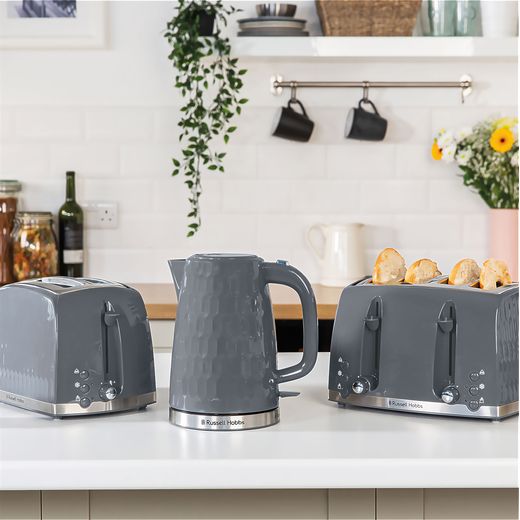Russell Hobbs Honeycomb 26053 Kettle - Grey - Collection shot