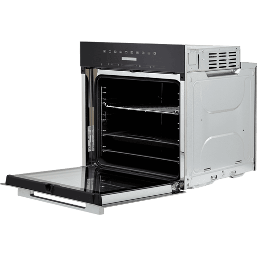 Miele ContourLine Electric Single Oven - Clean Steel - Door open