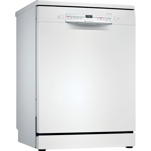 Bosch Serie 2 SMS2ITW08G Wifi Connected Standard Dishwasher - White - E Rated
