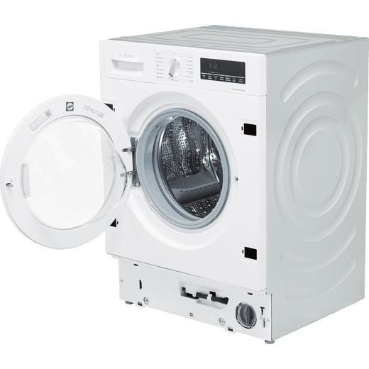 Bosch Series 8 WIW28502GB Integrated 8Kg Washing Machine with 1400 rpm - White - Door open