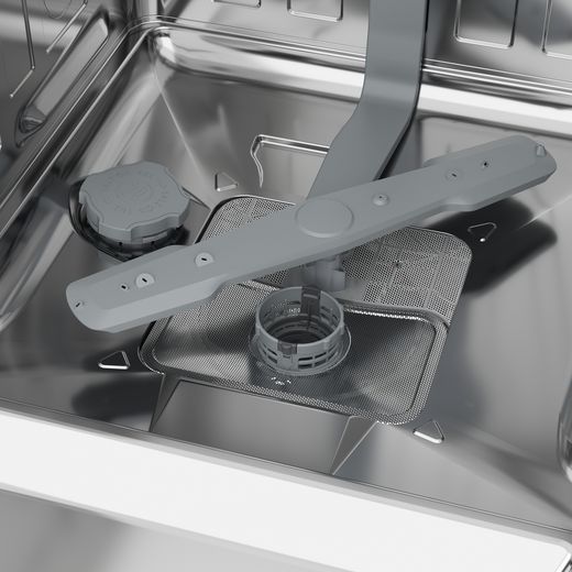 Beko b300 Integrated Standard Dishwasher - Stainless Steel - close up washing blades shot