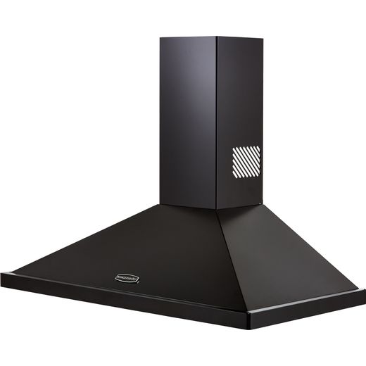 Rangemaster LEIHDC90BC 90 cm Chimney Cooker Hood - Black / Chrome