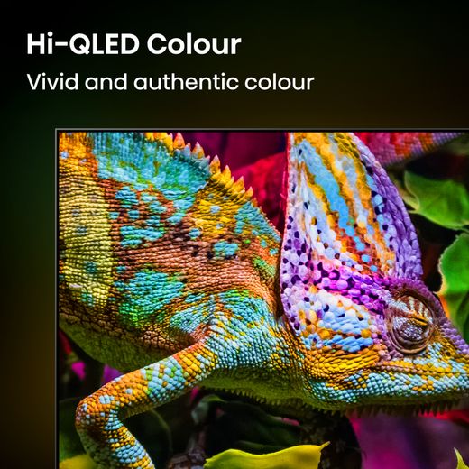 Hisense 55" 4K Ultra HD QLED Smart Freely TV [2026] - Annotation - Hi-QLED colour