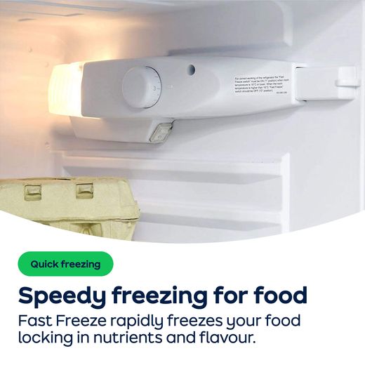 Indesit INKS 1201 W4UK 148cm 70/30 Small Fridge Freezer - White - AO Annotation -  Fast-Freeze