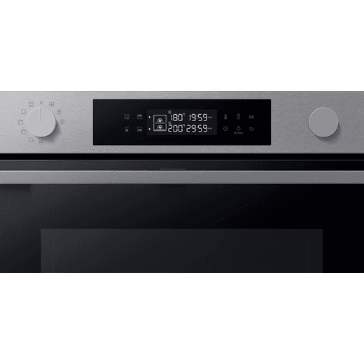 Samsung Series 4 Dual Cook Flex™ Electric Single Oven - Stainless Steel - Control panel
