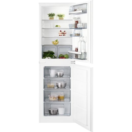 AEG SCB718F3LS Integrated Fridge Freezer with Sliding Door Fixing Kit - White - F Rated