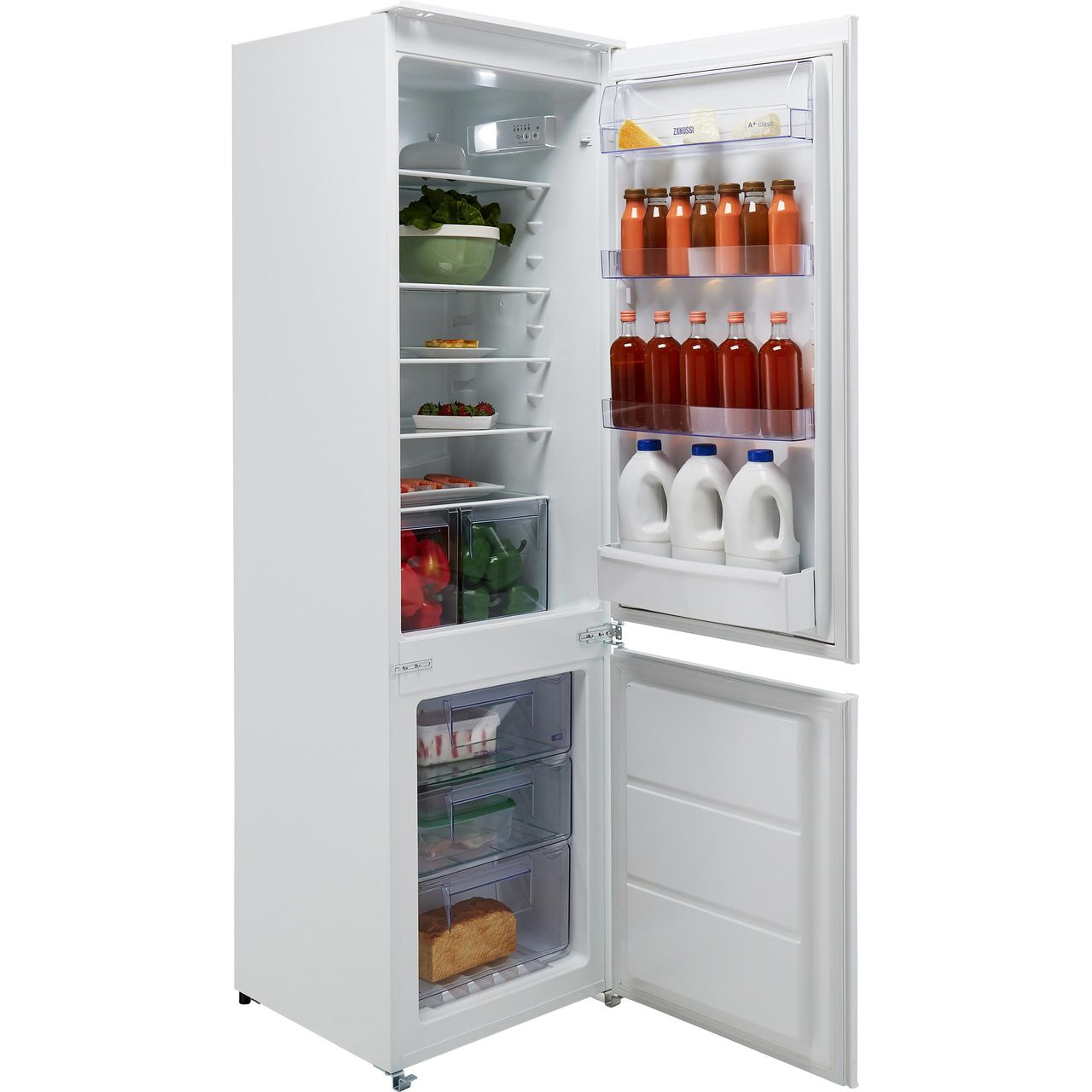 Zbb28651sv Wh Zanussi Frost Free Fridge Freezer Ao Com
