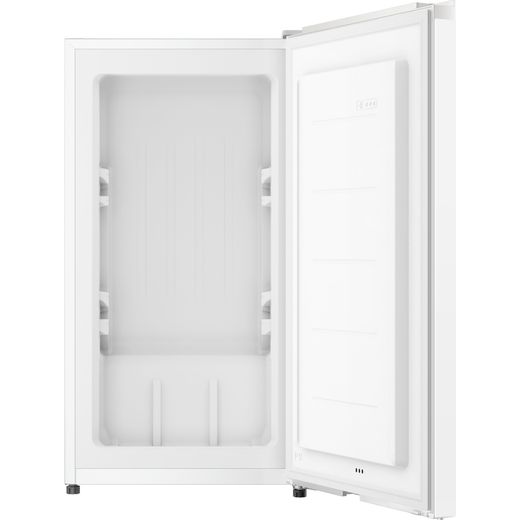 Hoover H-FREEZE 300 MINI HONUQ2L38EWK 85cm Small Upright Freezer - White - Front with door open shot