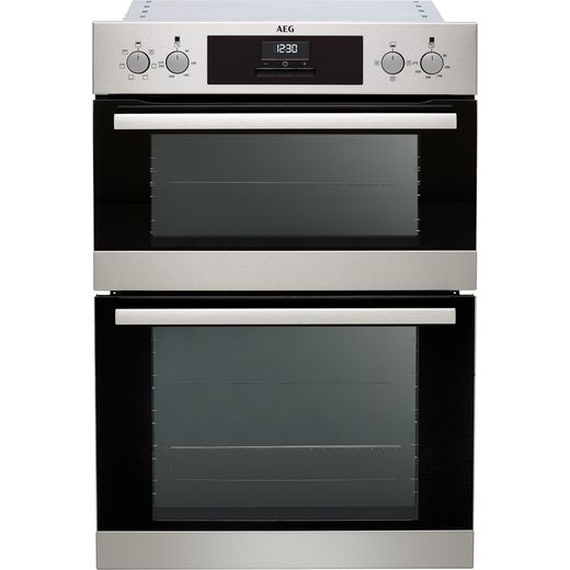 Aeg double store oven deb331010m