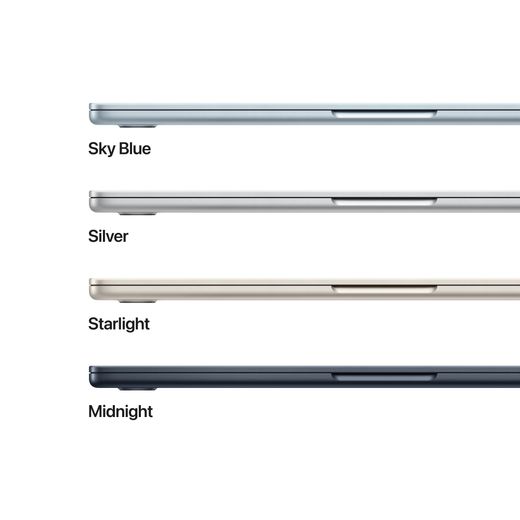 Apple MacBook Air, - Silver - Annotation - Colour variation