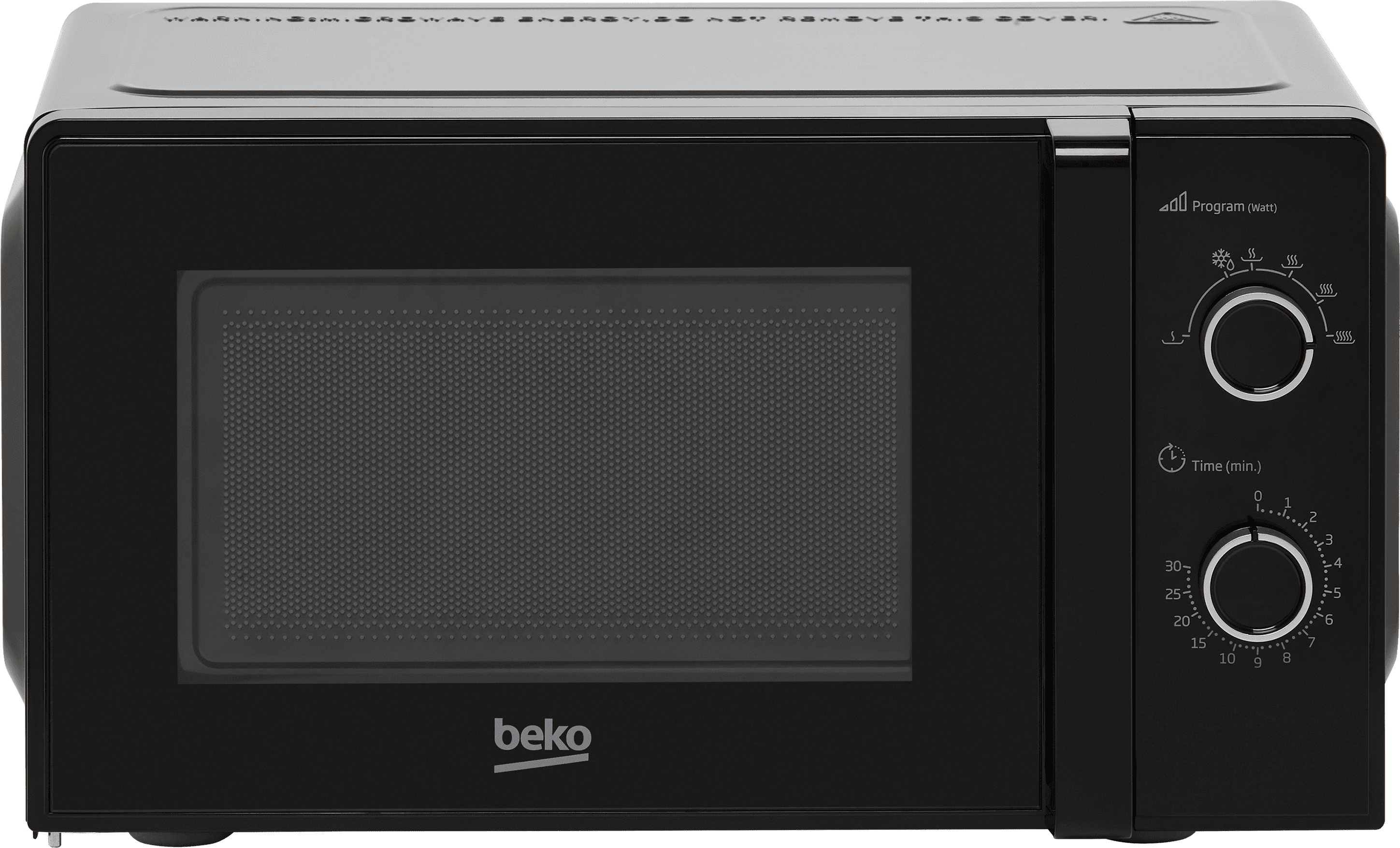 Beko Compact Solo MOC20100BFB 24cm tall, 45cm wide, Freestanding Compact Microwave - Black, Black